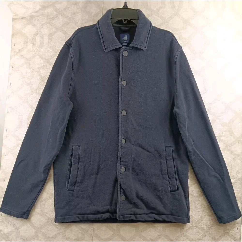 Johnnie-O Jacket Womens Medium Blue Long Sleeves Button